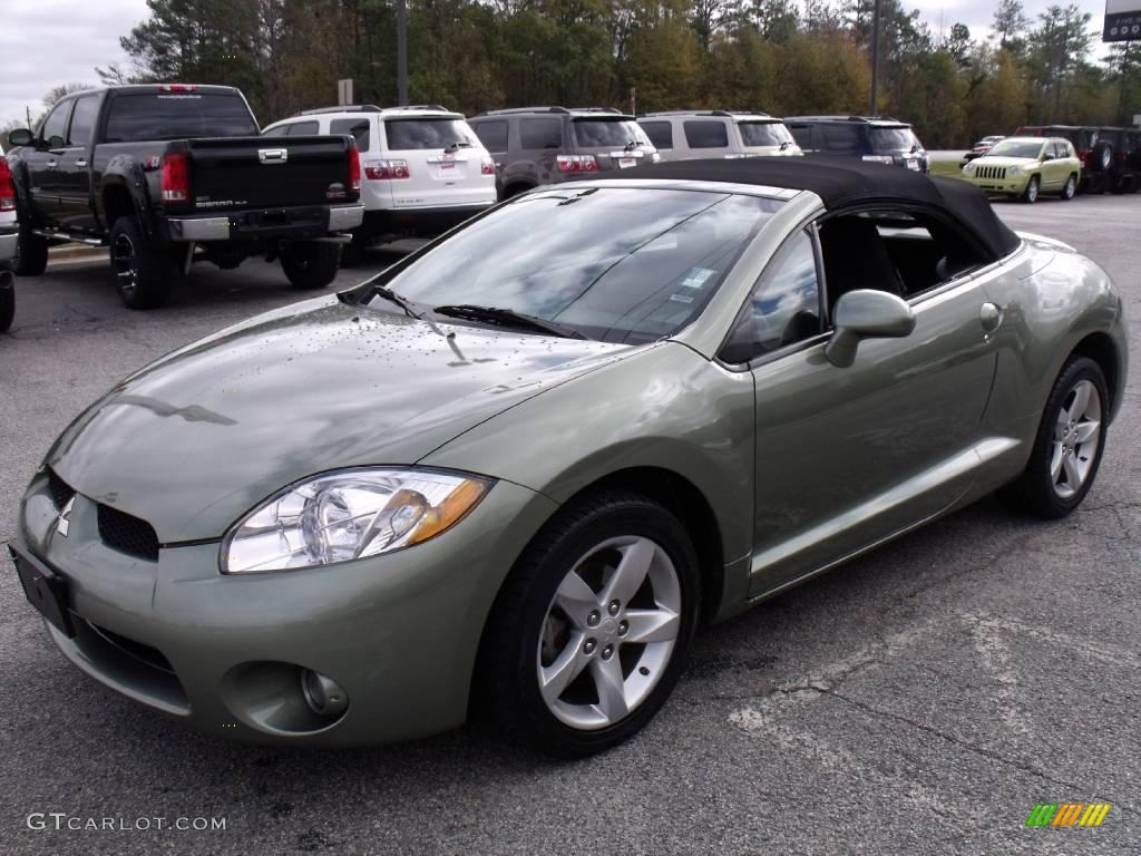 2008 Eclipse Spyder GS - Optimist Green Metallic / Dark Charcoal photo #10
