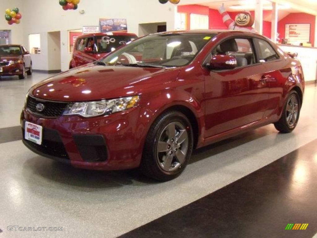 Spicy Red Kia Forte Koup