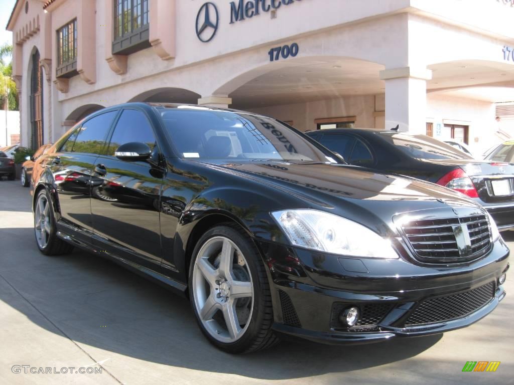 2007 S 65 AMG Sedan - Black / Black photo #1