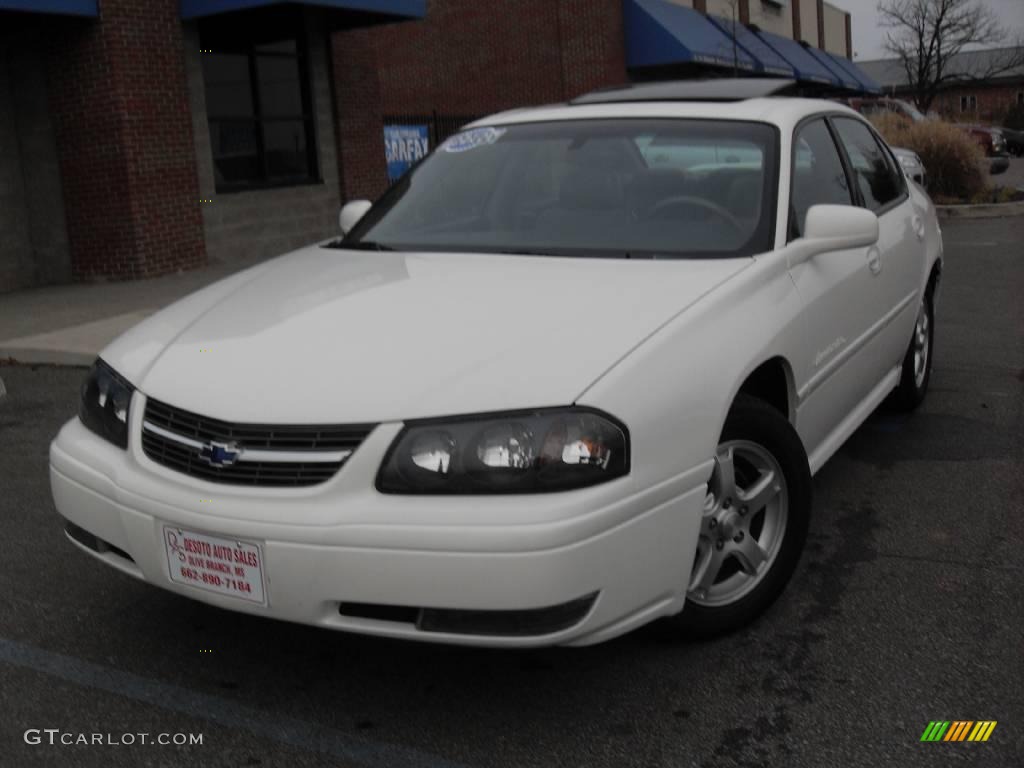 2004 Impala LS - White / Medium Gray photo #2