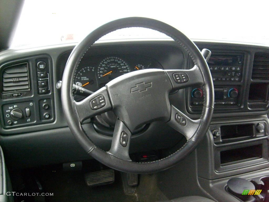 2005 Silverado 1500 LT Crew Cab 4x4 - Silver Birch Metallic / Dark Charcoal photo #15