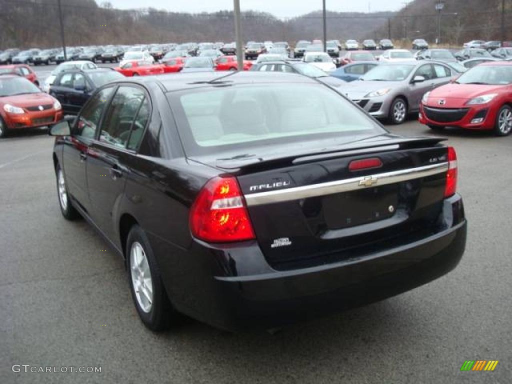 2005 Malibu LS V6 Sedan - Black / Gray photo #4