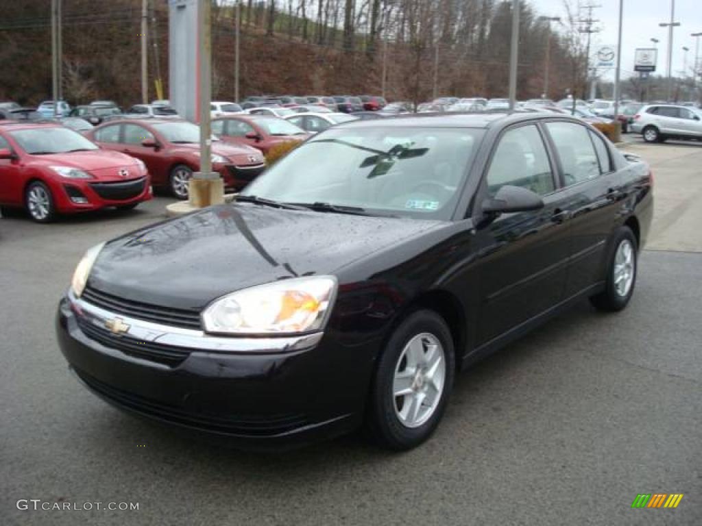 2005 Malibu LS V6 Sedan - Black / Gray photo #5