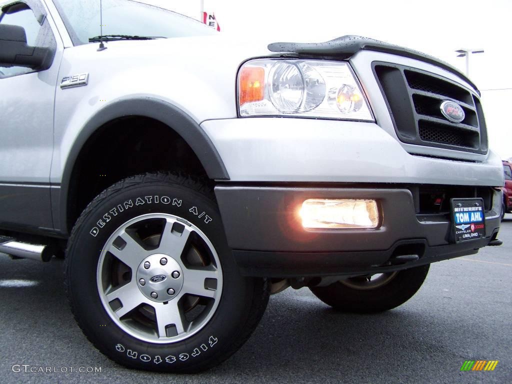 2004 F150 FX4 SuperCrew 4x4 - Silver Metallic / Black photo #2