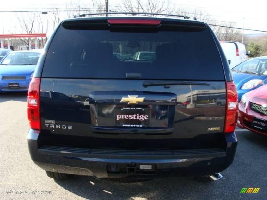 2008 Tahoe LTZ 4x4 - Dark Blue Metallic / Ebony photo #5