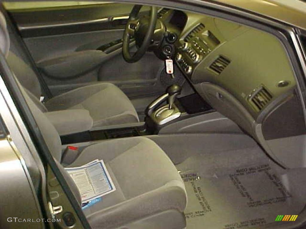 2006 Civic EX Sedan - Galaxy Gray Metallic / Black photo #8