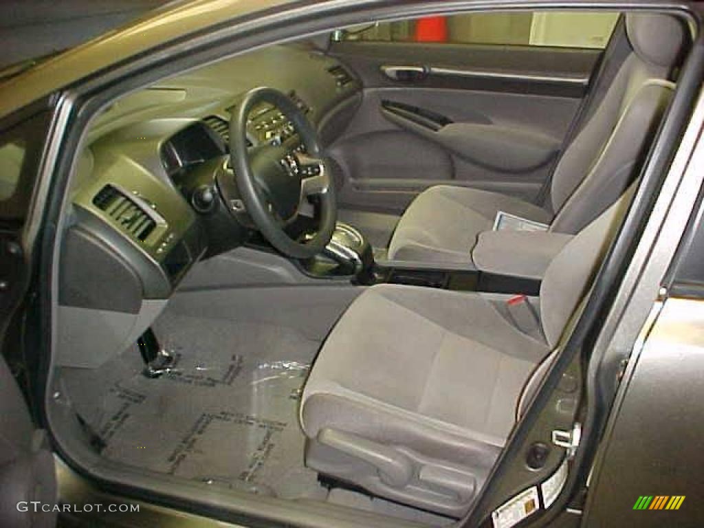 2006 Civic EX Sedan - Galaxy Gray Metallic / Black photo #17