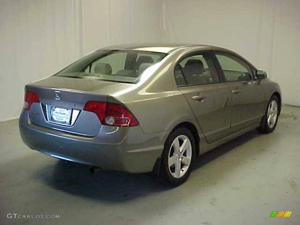 2006 Civic EX Sedan - Galaxy Gray Metallic / Black photo #24