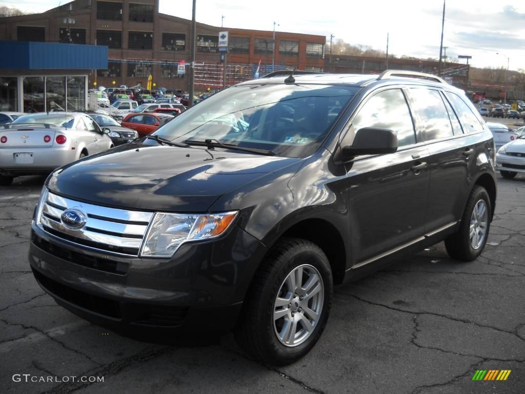 2007 Edge SE - Carbon Metallic / Medium Light Stone photo #18