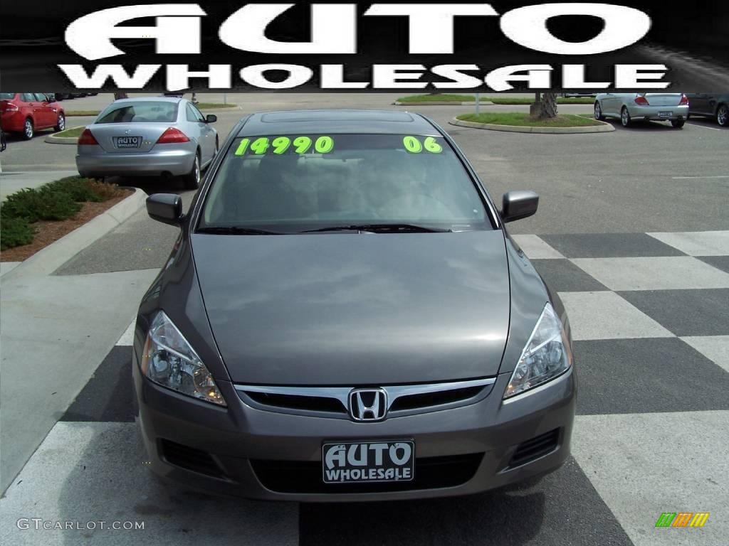 2006 Accord EX-L V6 Sedan - Carbon Bronze Pearl / Ivory photo #2
