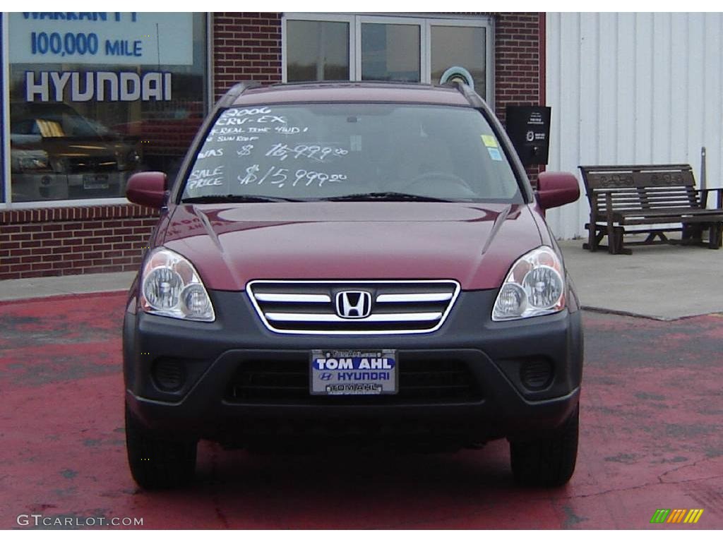 2006 CR-V EX 4WD - Redondo Red Pearl / Ivory photo #8