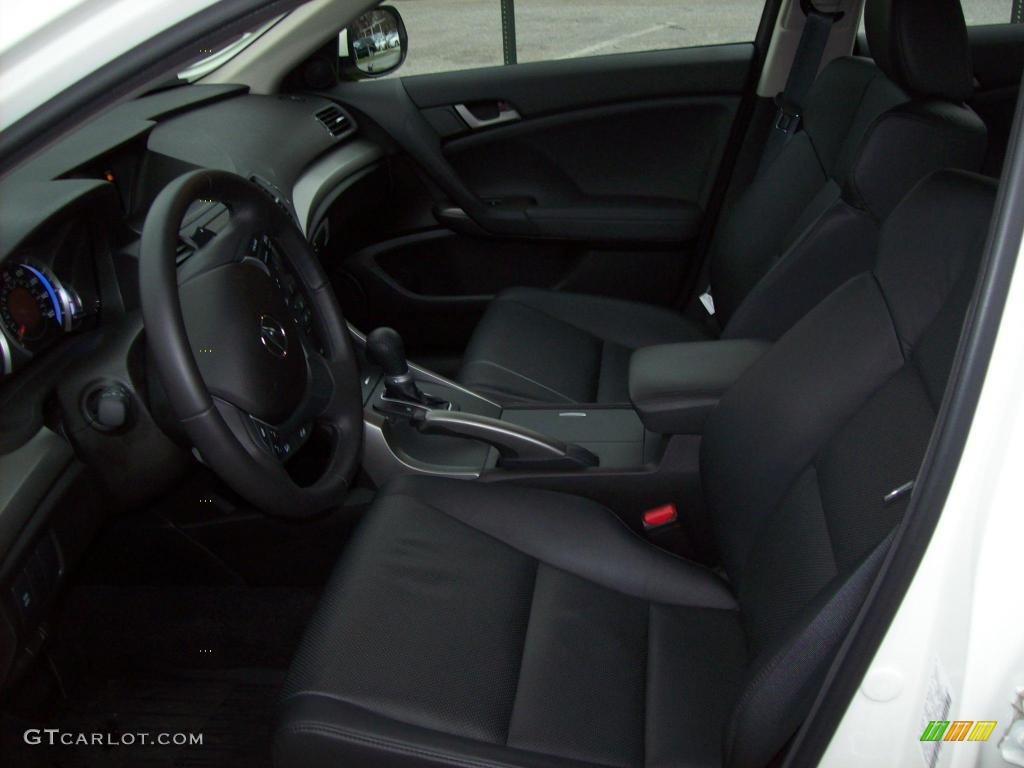 2010 TSX V6 Sedan - Premium White Pearl / Ebony photo #8