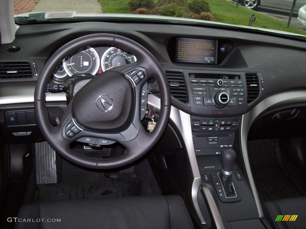 2010 TSX V6 Sedan - Premium White Pearl / Ebony photo #14