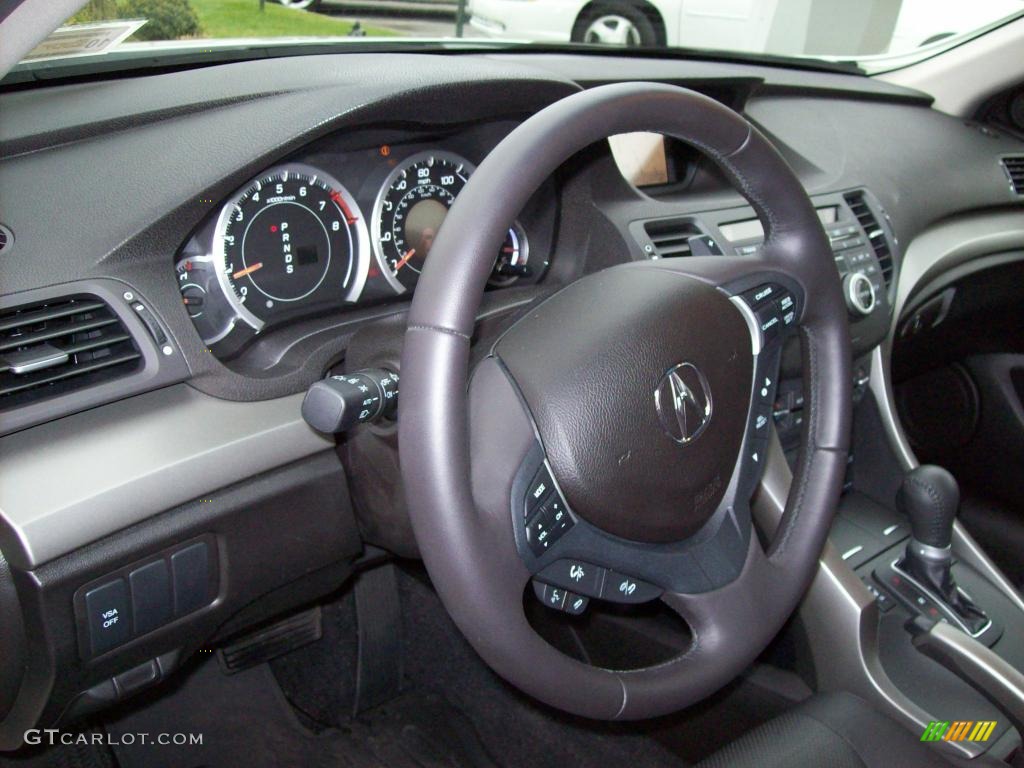 2010 TSX V6 Sedan - Premium White Pearl / Ebony photo #15