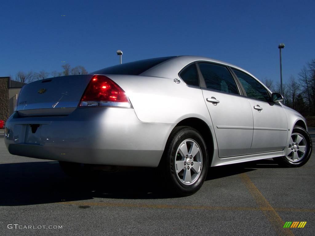 2009 Impala LT - Silver Ice Metallic / Ebony photo #7