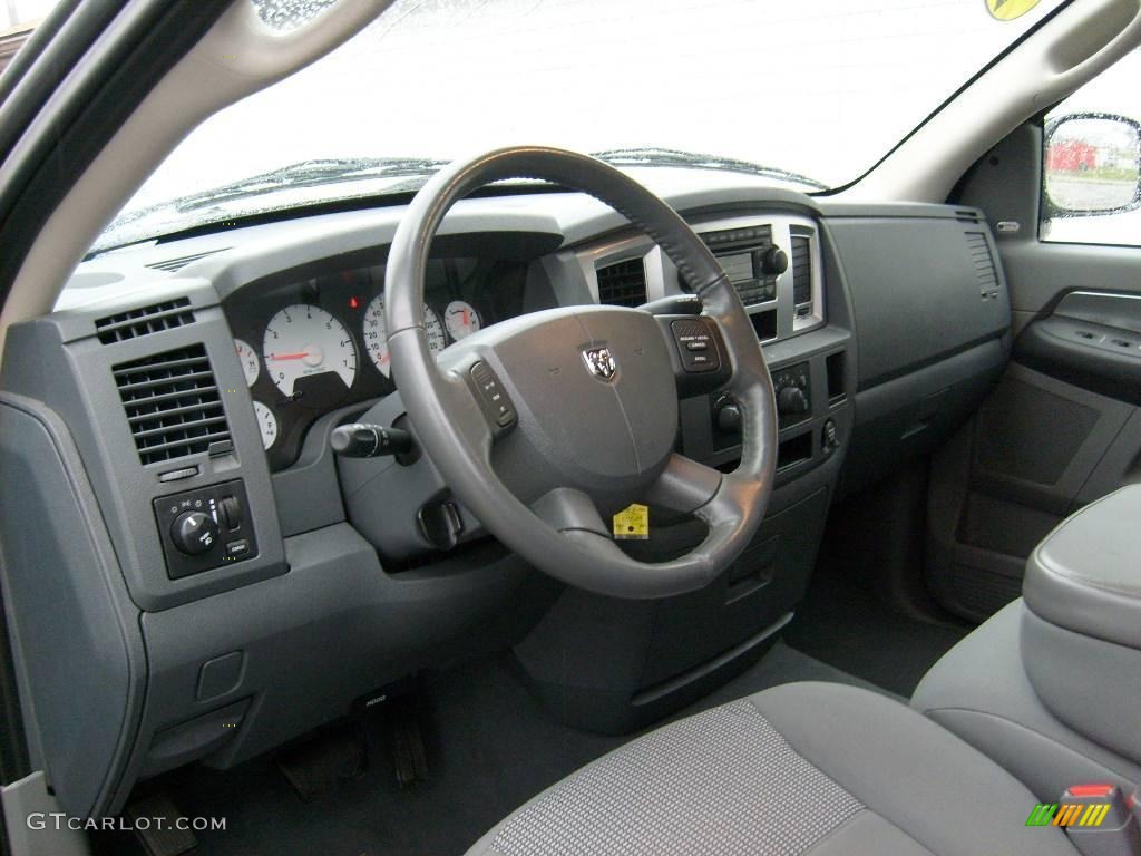 2007 Ram 1500 Big Horn Edition Quad Cab 4x4 - Electric Blue Pearl / Medium Slate Gray photo #10