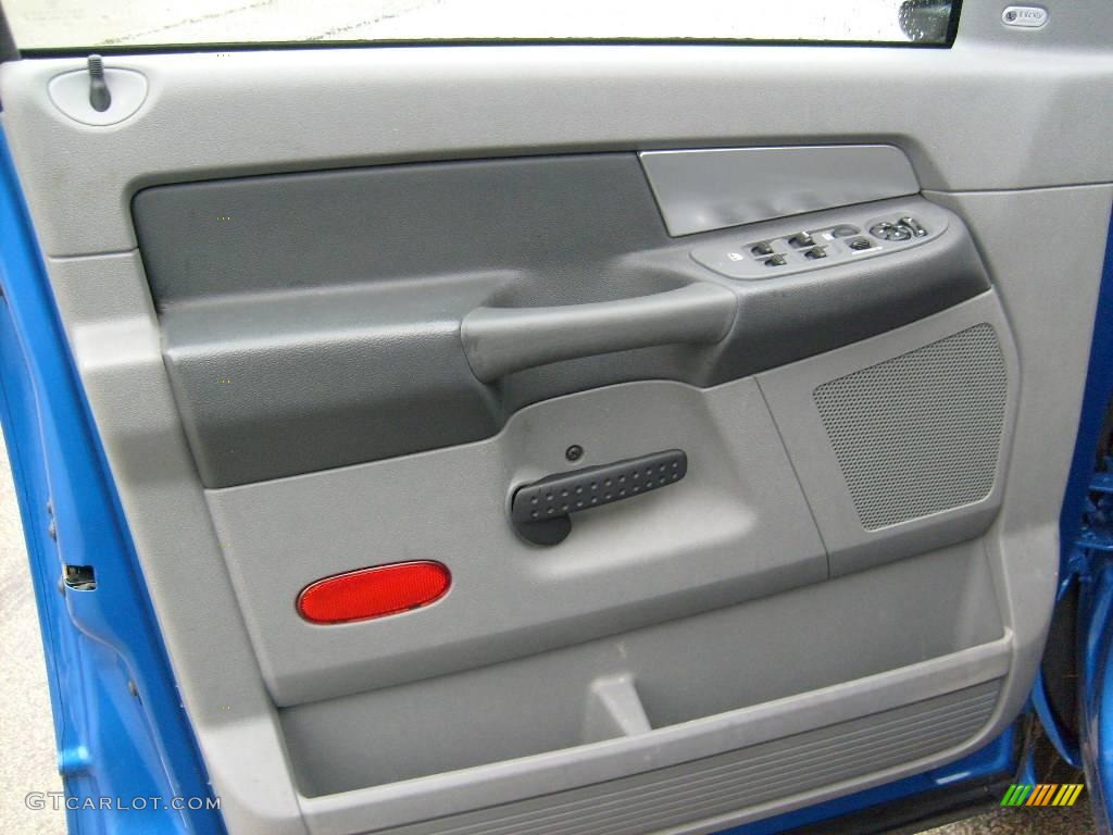 2007 Ram 1500 Big Horn Edition Quad Cab 4x4 - Electric Blue Pearl / Medium Slate Gray photo #11