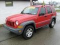 2005 Flame Red Jeep Liberty Sport 4x4  photo #1