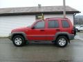 2005 Flame Red Jeep Liberty Sport 4x4  photo #2