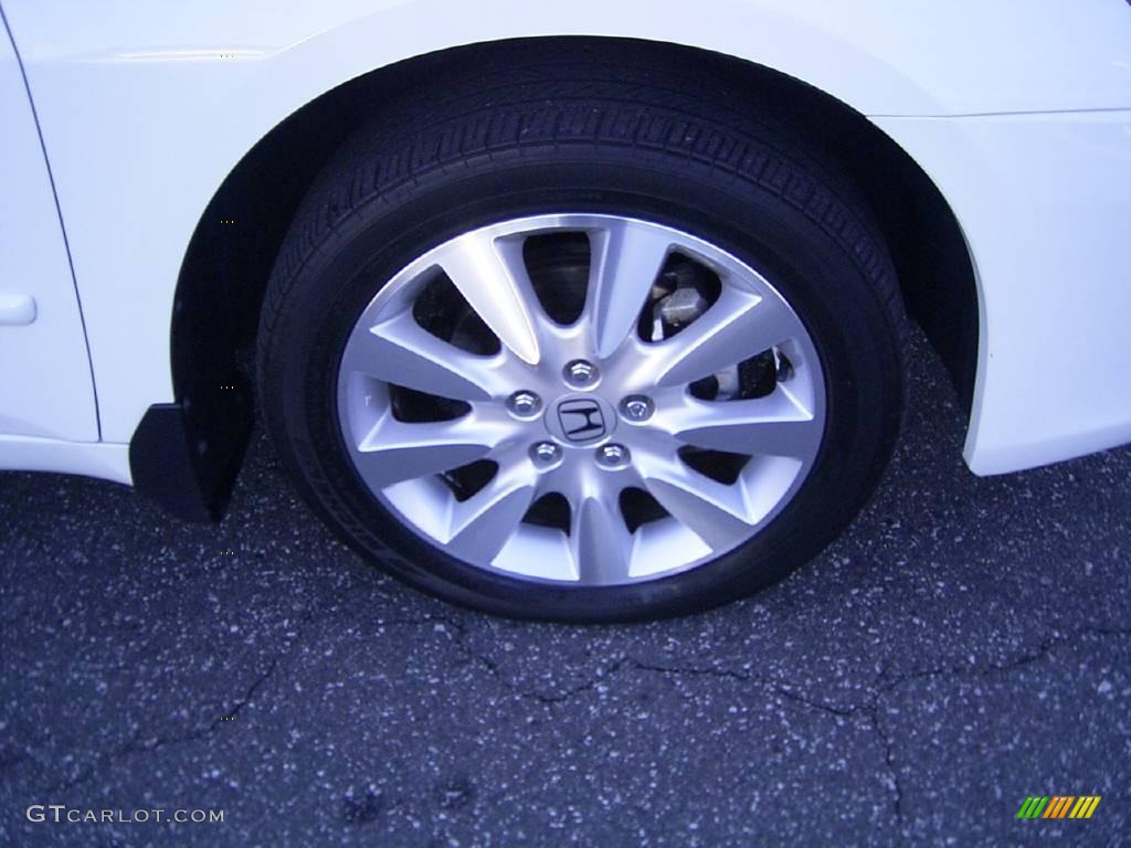 2007 Accord EX-L V6 Sedan - Taffeta White / Ivory photo #19