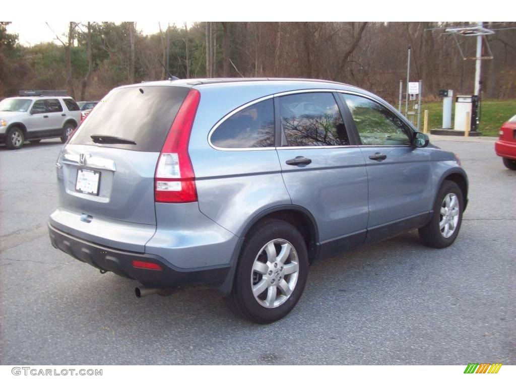 2007 CR-V EX 4WD - Glacier Blue Metallic / Gray photo #22