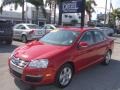 2009 Salsa Red Volkswagen Jetta SE Sedan  photo #1