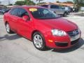 2009 Salsa Red Volkswagen Jetta SE Sedan  photo #7