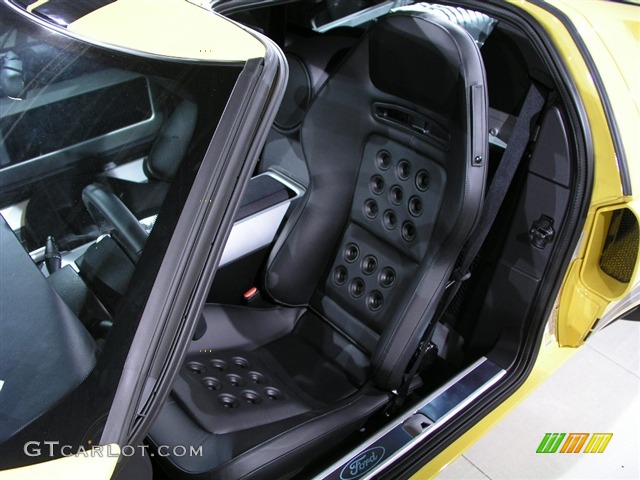 Ebony Black Interior 2006 Ford GT Standard GT Model Photo #227465