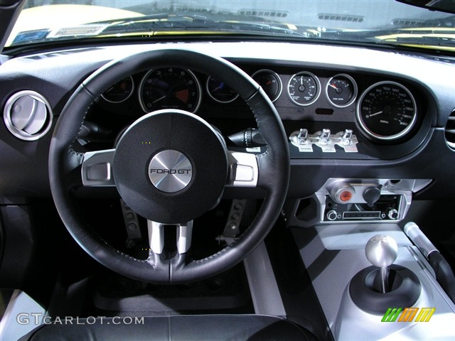 Ebony Black Interior 2006 Ford GT Standard GT Model Photo #227479