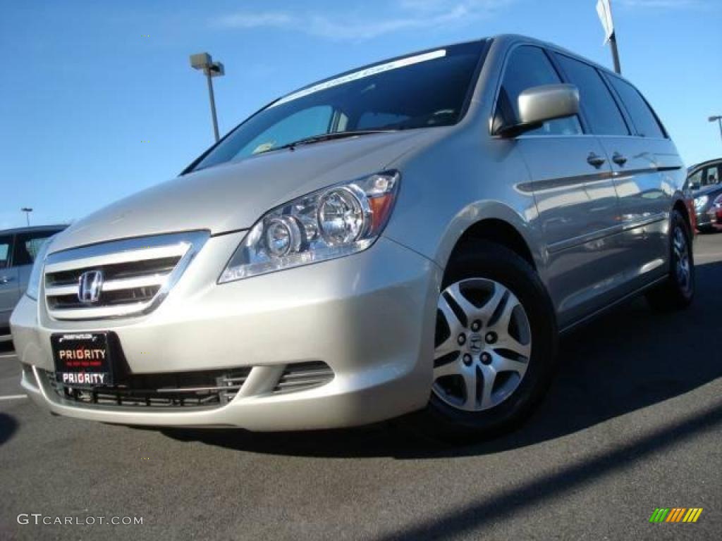 2007 Odyssey EX-L - Silver Pearl Metallic / Gray photo #1