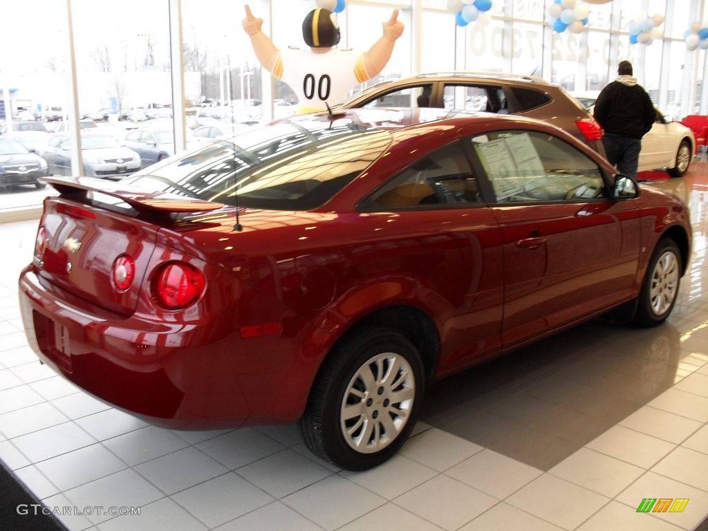 2009 Cobalt LT Coupe - Sport Red / Ebony photo #3