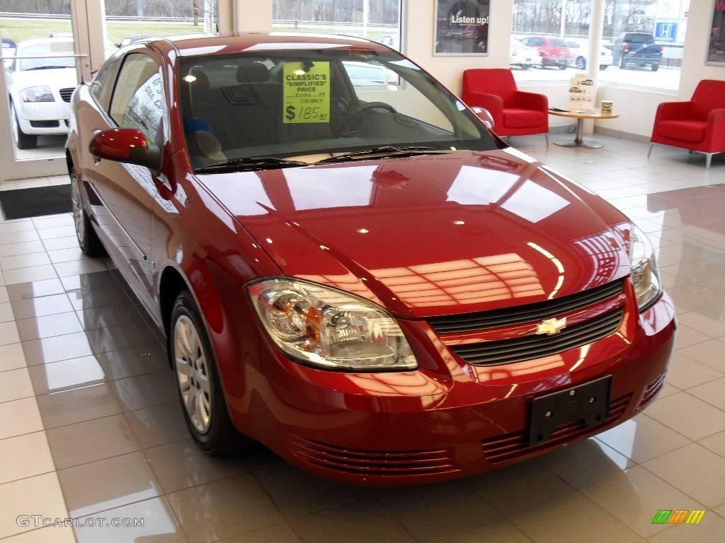 2009 Cobalt LT Coupe - Sport Red / Ebony photo #4