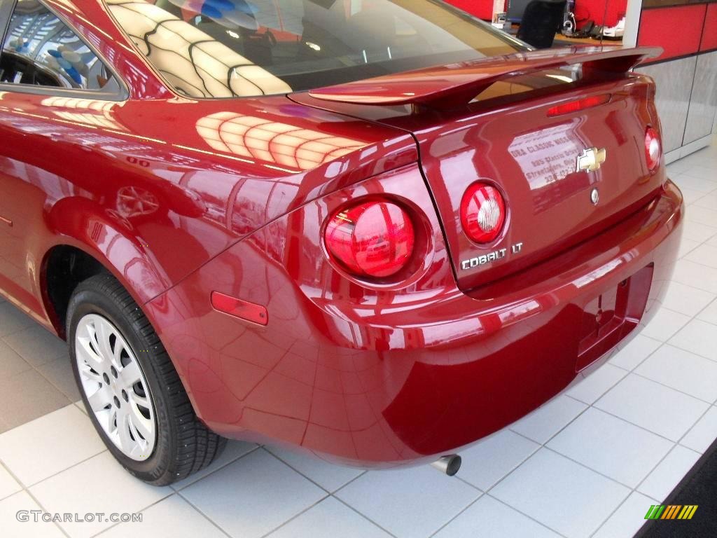 2009 Cobalt LT Coupe - Sport Red / Ebony photo #9
