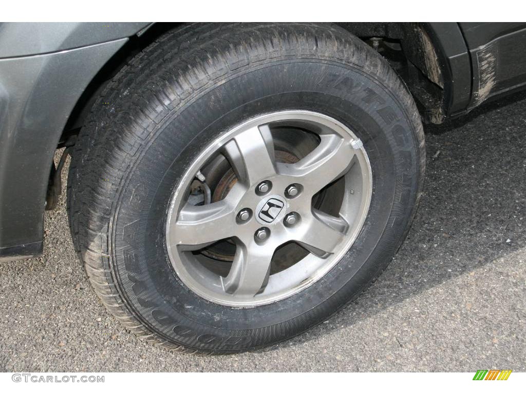2007 Pilot EX-L 4WD - Nimbus Gray Metallic / Gray photo #19