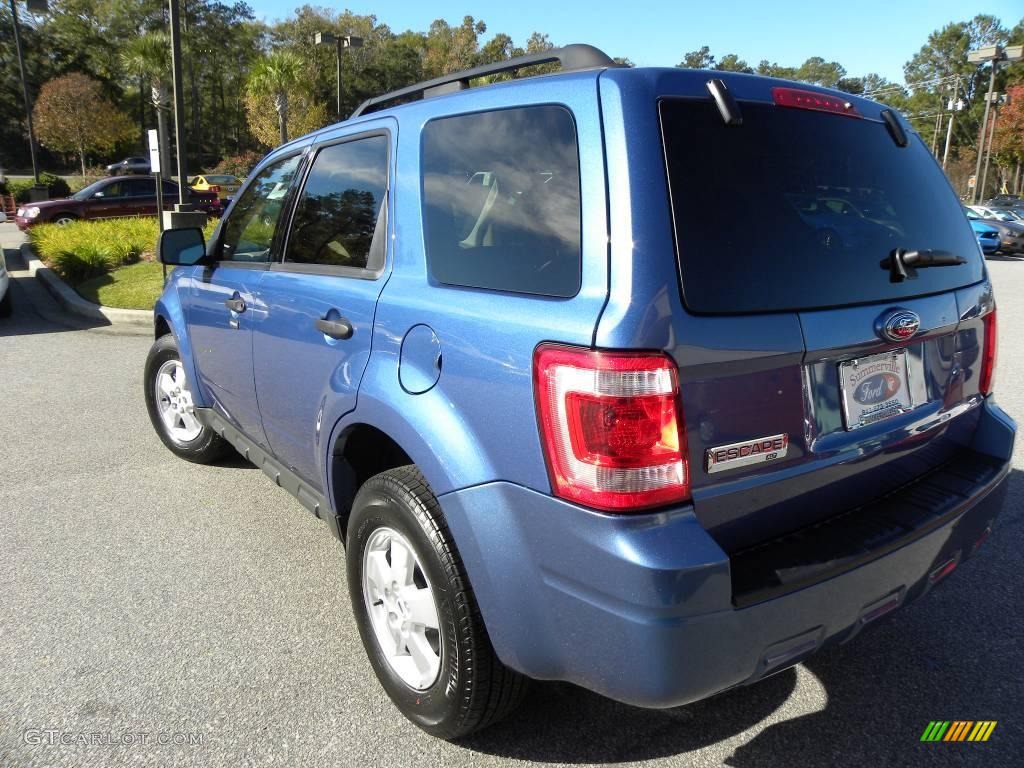 2009 Escape XLT V6 - Sport Blue Metallic / Camel photo #15