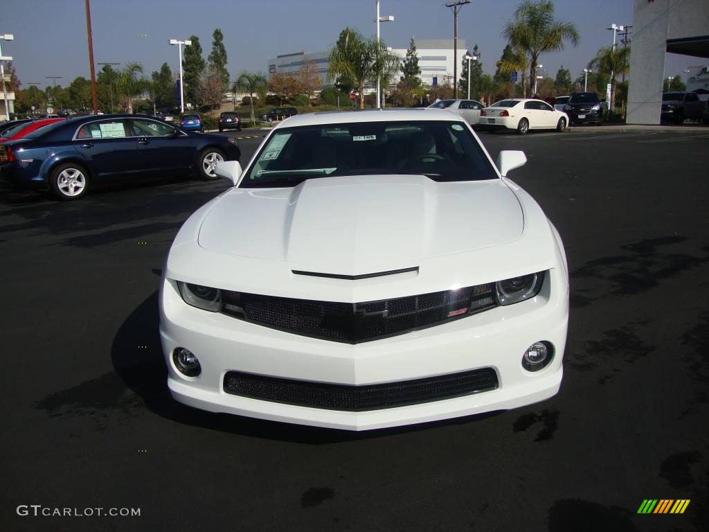 2010 Camaro SS/RS Coupe - Summit White / Gray photo #2