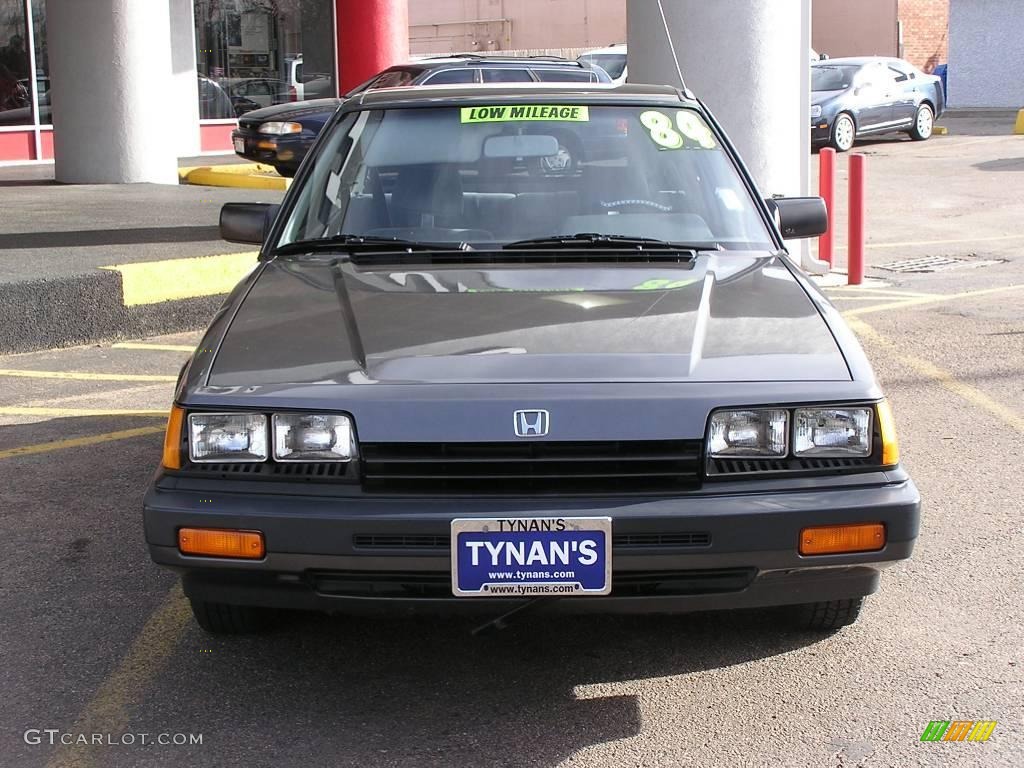 1984 Accord LX Hatchback - Graphite Gray Metallic / Gray photo #2