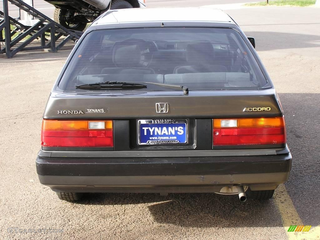 1984 Accord LX Hatchback - Graphite Gray Metallic / Gray photo #5