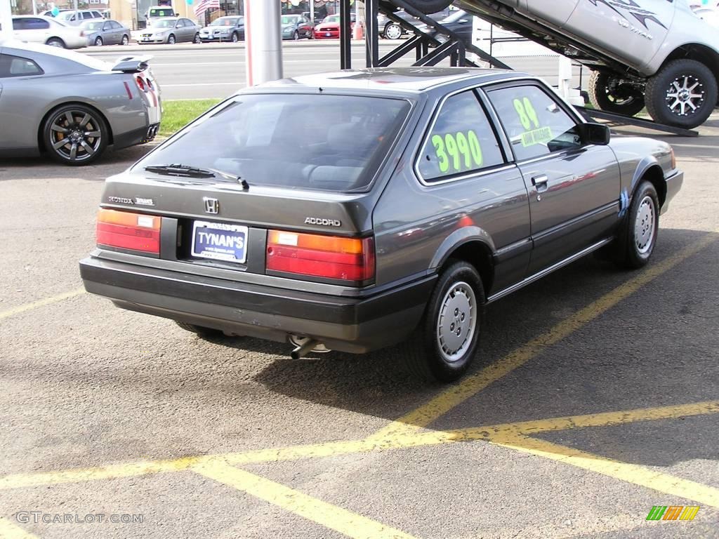 1984 Accord LX Hatchback - Graphite Gray Metallic / Gray photo #6