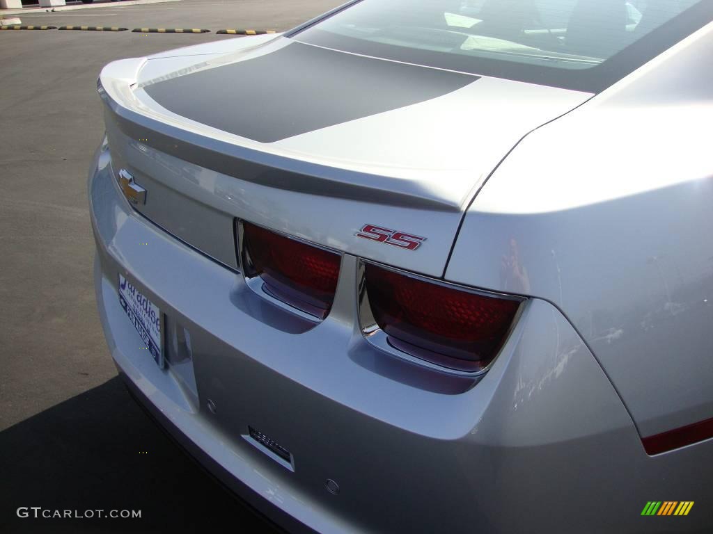 2010 Camaro SS/RS Coupe - Silver Ice Metallic / Black photo #9