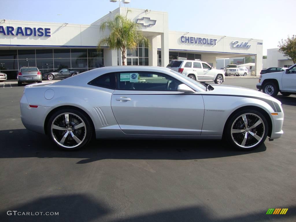 2010 Camaro SS/RS Coupe - Silver Ice Metallic / Black photo #12