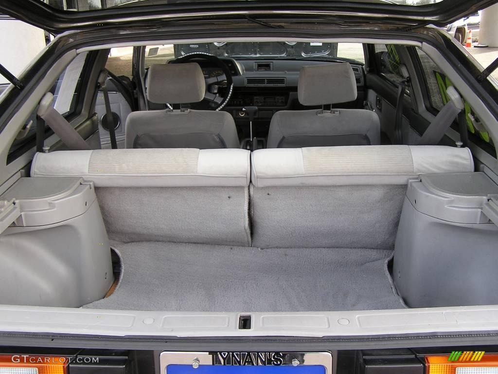 1984 Accord LX Hatchback - Graphite Gray Metallic / Gray photo #18