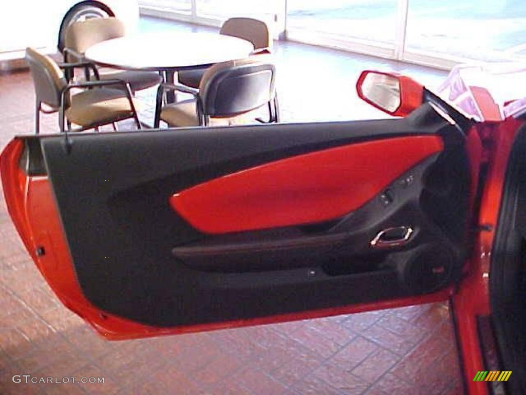 2010 Camaro SS Coupe - Inferno Orange Metallic / Black/Inferno Orange photo #15