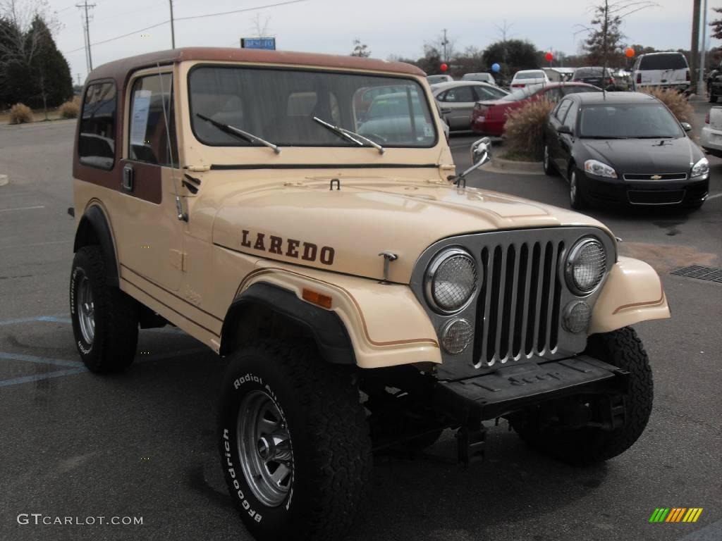 Jamaica Beige 1982 Jeep CJ7 Laredo 4x4 Exterior Photo #22753499
