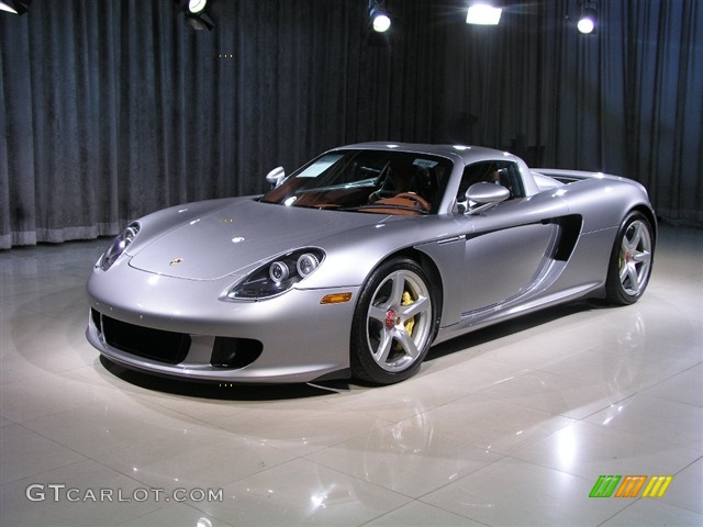 GT Silver Metallic 2004 Porsche Carrera GT Standard Carrera GT Model Exterior Photo #227769