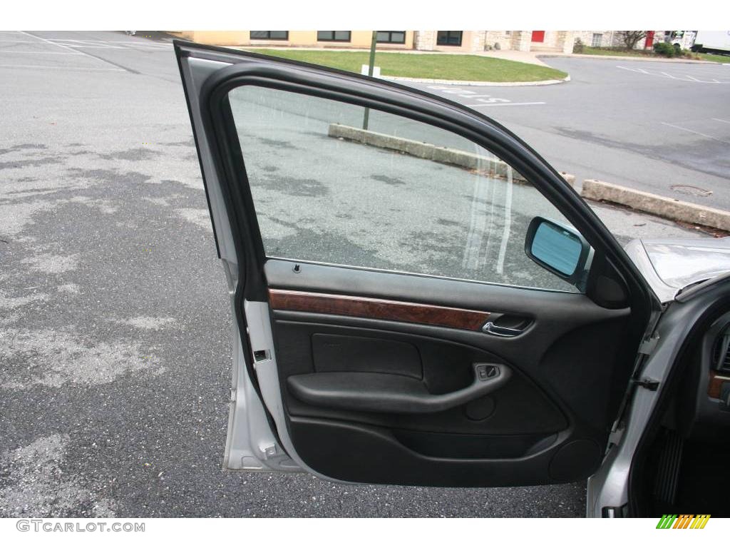 2000 3 Series 328i Sedan - Titanium Silver Metallic / Black photo #9