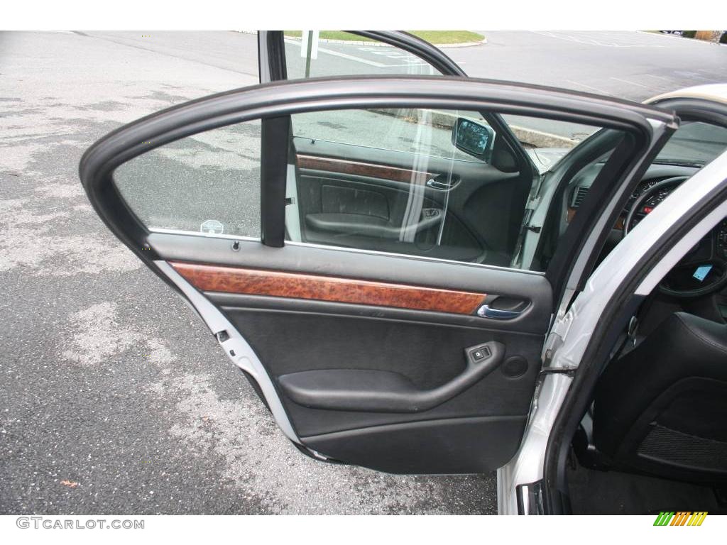 2000 3 Series 328i Sedan - Titanium Silver Metallic / Black photo #10