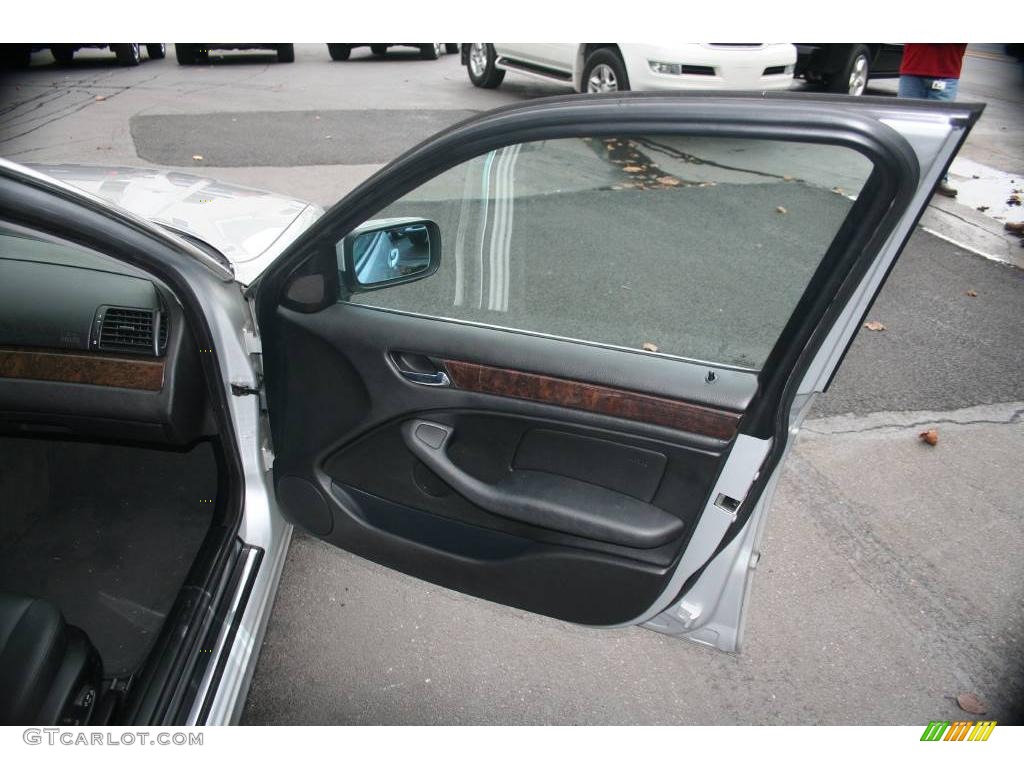 2000 3 Series 328i Sedan - Titanium Silver Metallic / Black photo #11