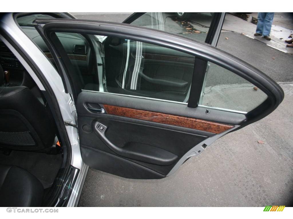 2000 3 Series 328i Sedan - Titanium Silver Metallic / Black photo #12