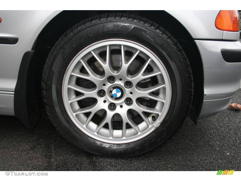 2000 3 Series 328i Sedan - Titanium Silver Metallic / Black photo #13